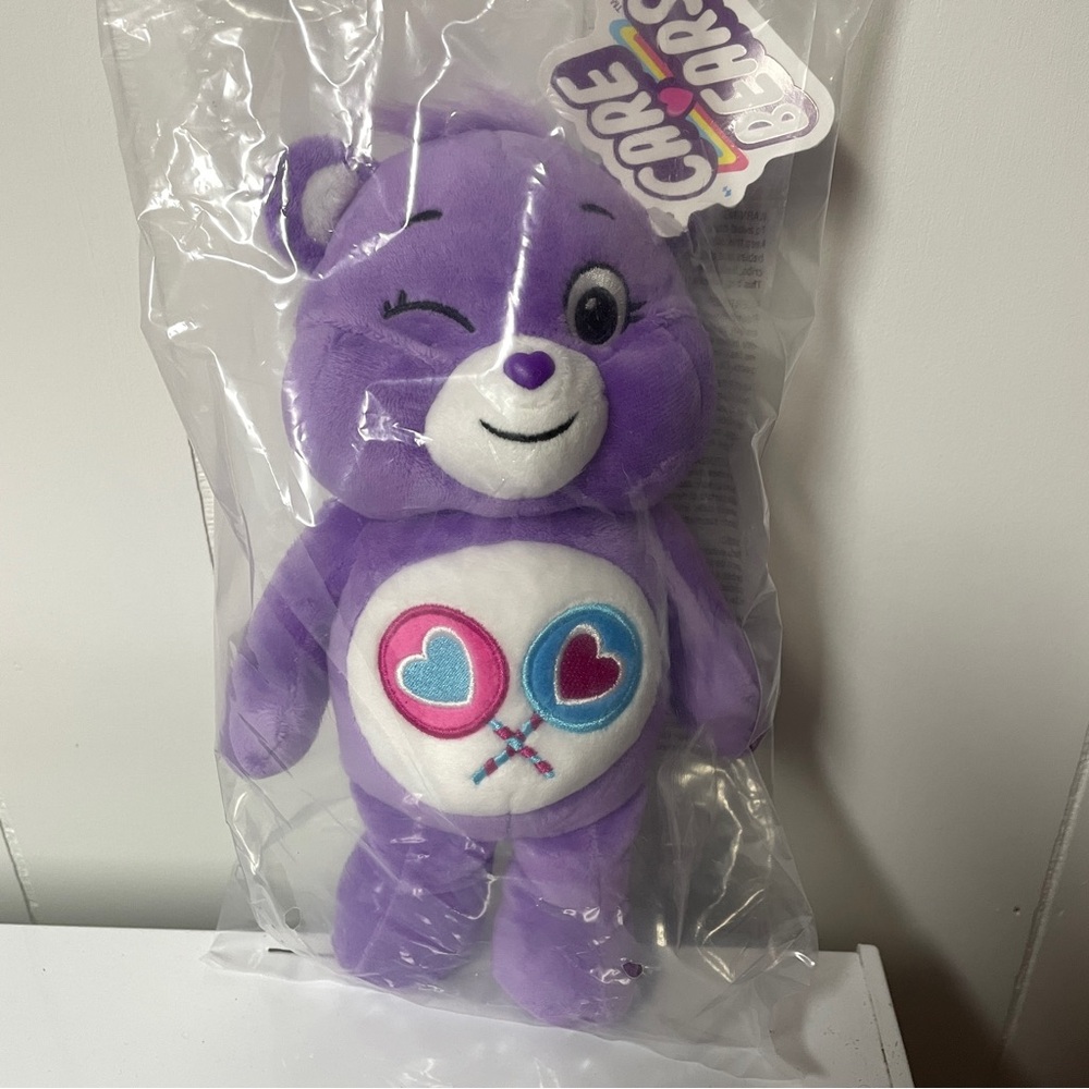 Purple Care Bear Bean Plush